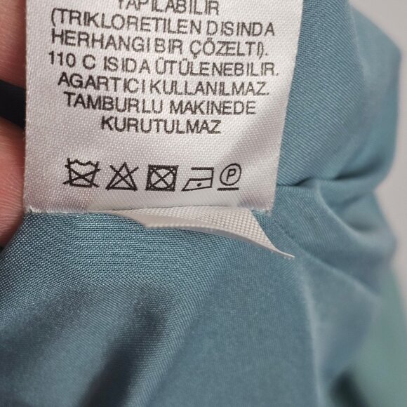 Womens 4 Robins Egg Blue Whimsigoth Fairycore Boho Cottagecore Summer Blouse Top - Picture 12 of 12